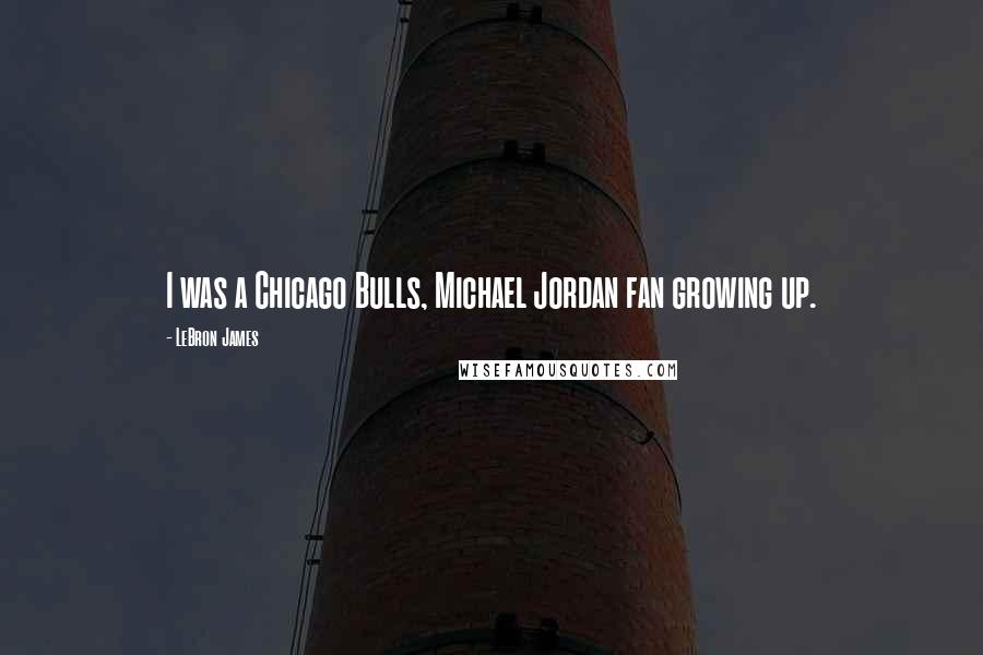 LeBron James Quotes: I was a Chicago Bulls, Michael Jordan fan growing up.