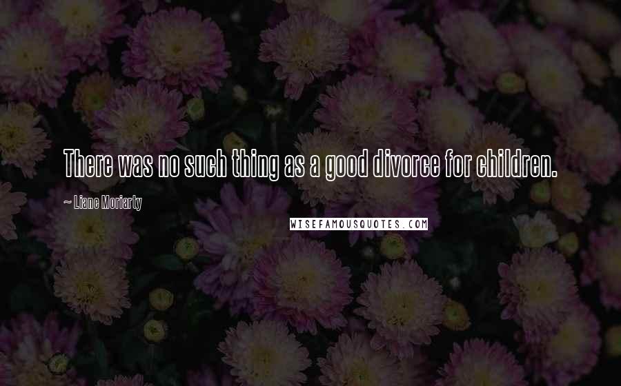 Liane Moriarty Quotes: There was no such thing as a good divorce for children.