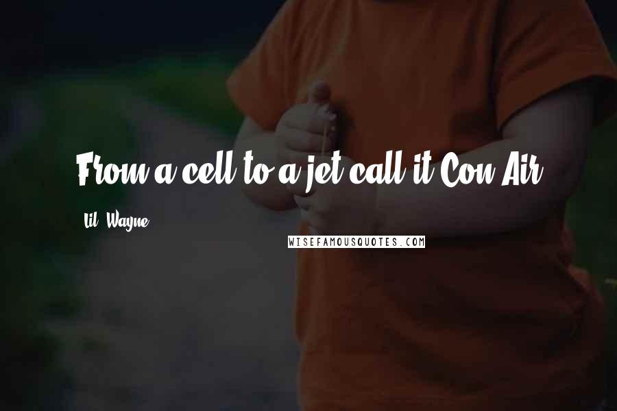 Lil' Wayne Quotes: From a cell to a jet call it Con-Air