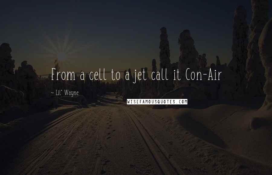 Lil' Wayne Quotes: From a cell to a jet call it Con-Air