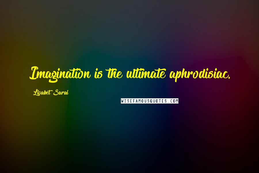 Lisabet Sarai Quotes: Imagination is the ultimate aphrodisiac.
