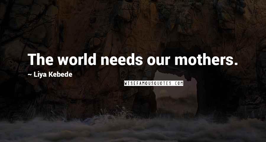 Liya Kebede Quotes: The world needs our mothers.