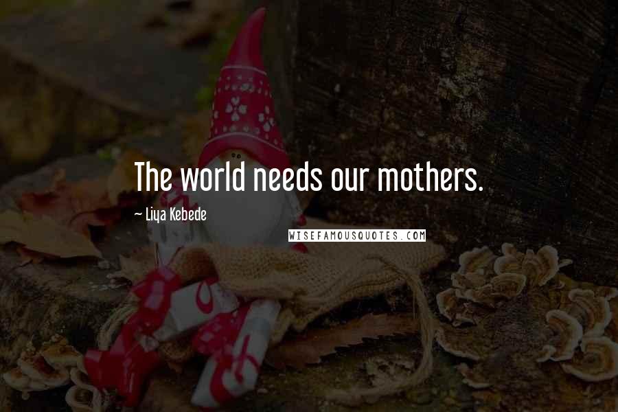 Liya Kebede Quotes: The world needs our mothers.