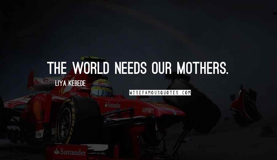 Liya Kebede Quotes: The world needs our mothers.