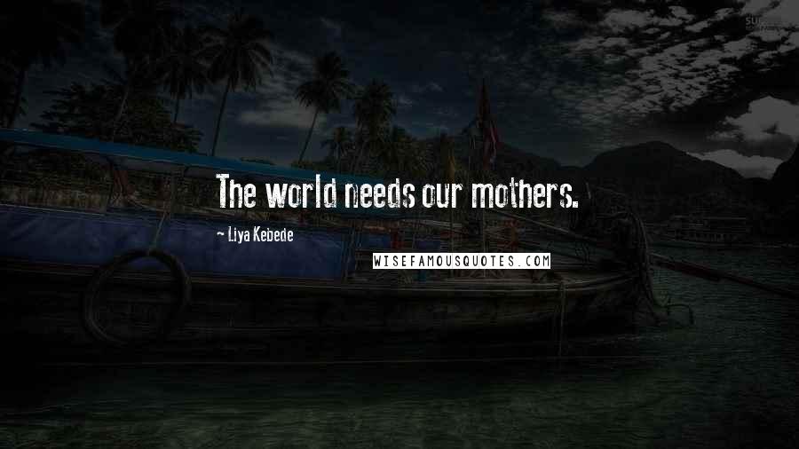 Liya Kebede Quotes: The world needs our mothers.