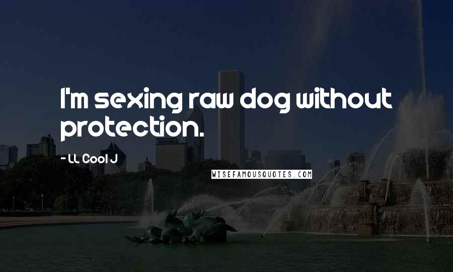 LL Cool J Quotes: I'm sexing raw dog without protection.