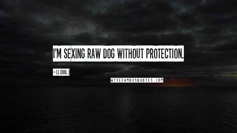 LL Cool J Quotes: I'm sexing raw dog without protection.