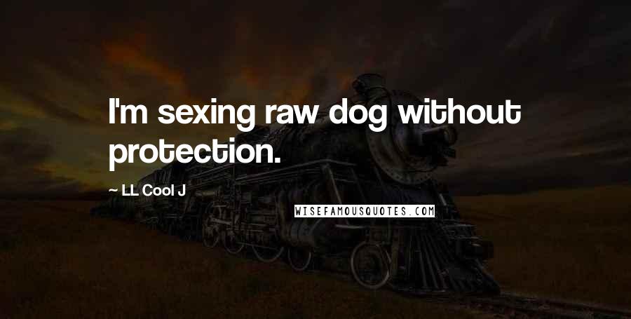 LL Cool J Quotes: I'm sexing raw dog without protection.