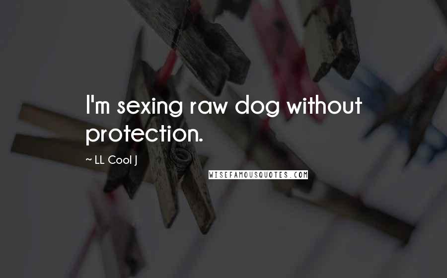 LL Cool J Quotes: I'm sexing raw dog without protection.