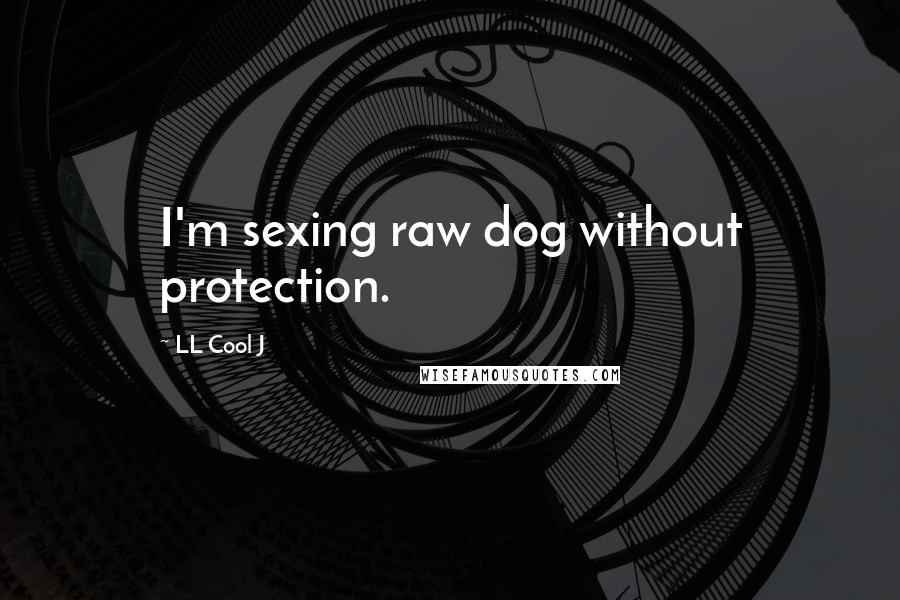 LL Cool J Quotes: I'm sexing raw dog without protection.