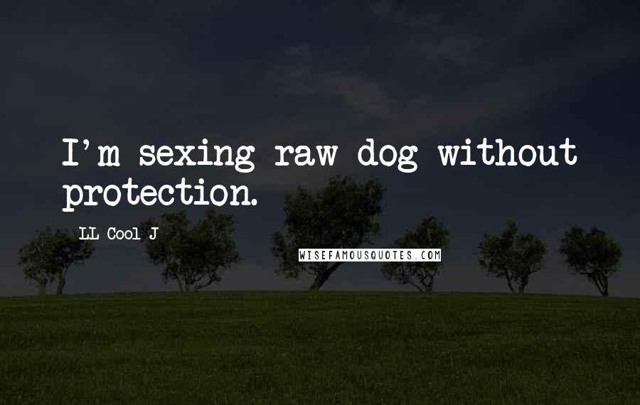 LL Cool J Quotes: I'm sexing raw dog without protection.