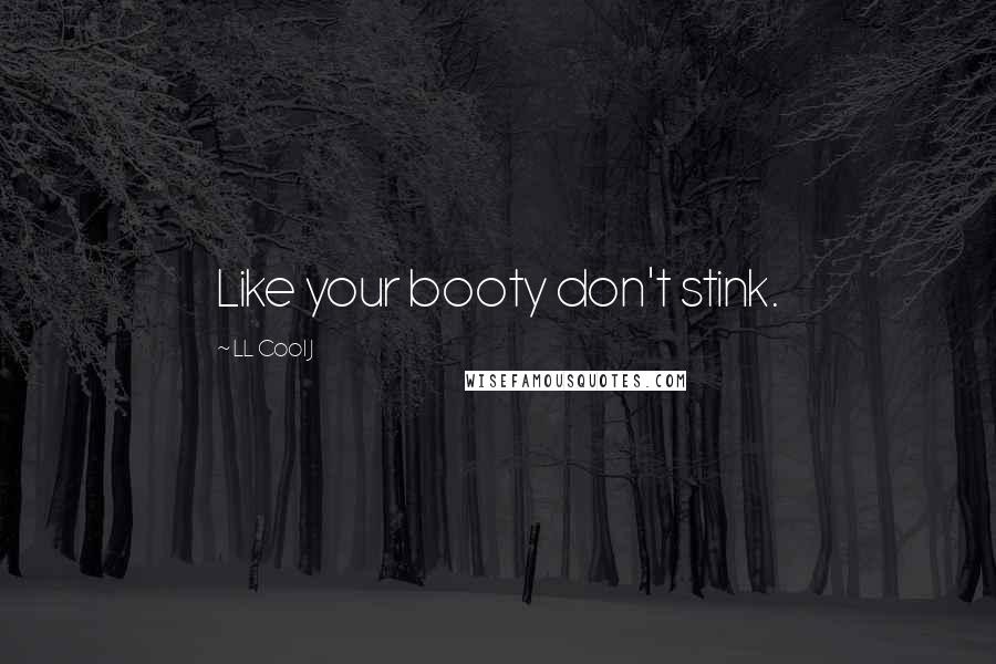 LL Cool J Quotes: Like your booty don't stink.