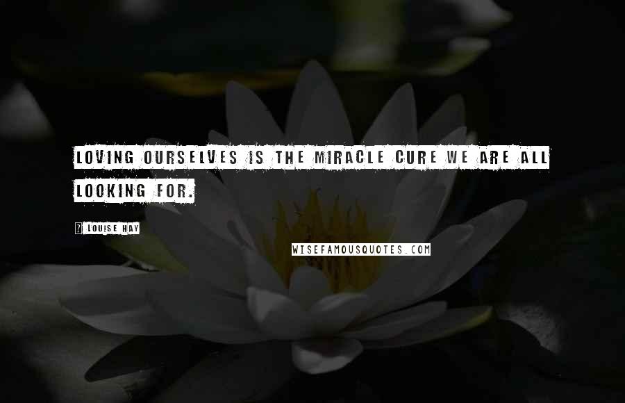 Louise Hay Quotes: Loving ourselves is the miracle cure we are all looking for.