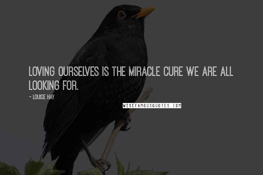 Louise Hay Quotes: Loving ourselves is the miracle cure we are all looking for.