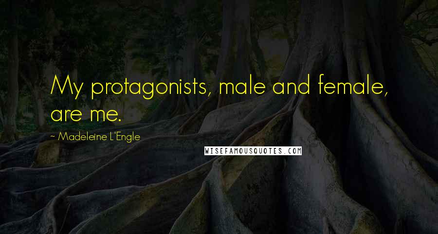 Madeleine L'Engle Quotes: My protagonists, male and female, are me.