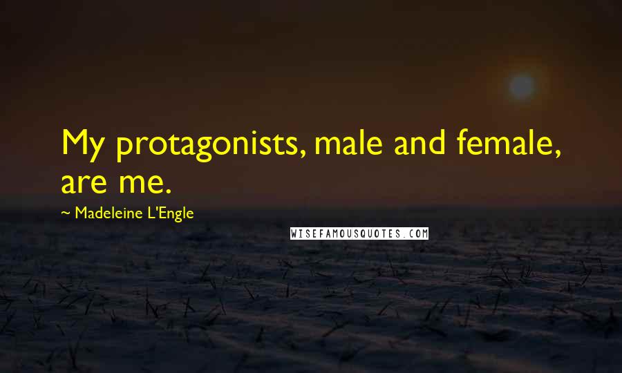 Madeleine L'Engle Quotes: My protagonists, male and female, are me.