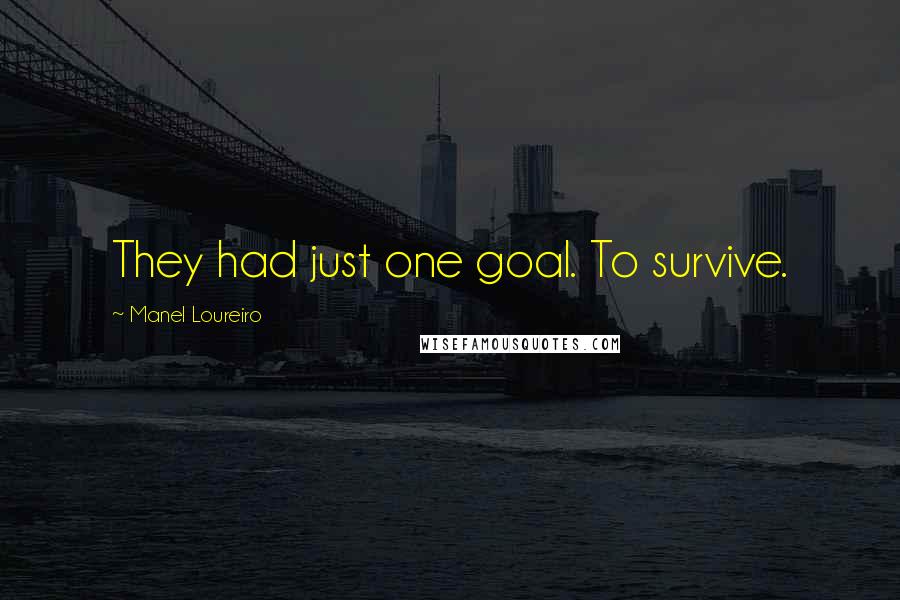 Manel Loureiro Quotes: They had just one goal. To survive.