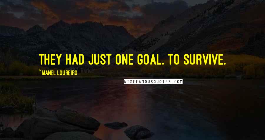 Manel Loureiro Quotes: They had just one goal. To survive.