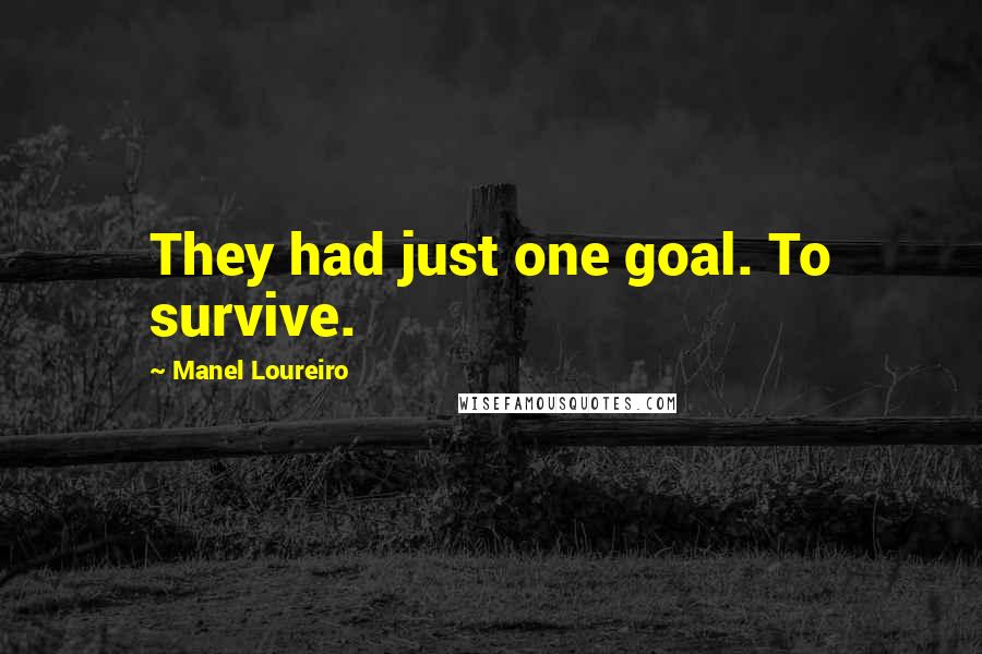 Manel Loureiro Quotes: They had just one goal. To survive.