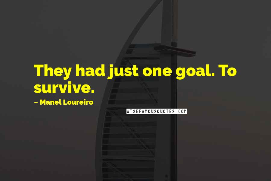 Manel Loureiro Quotes: They had just one goal. To survive.