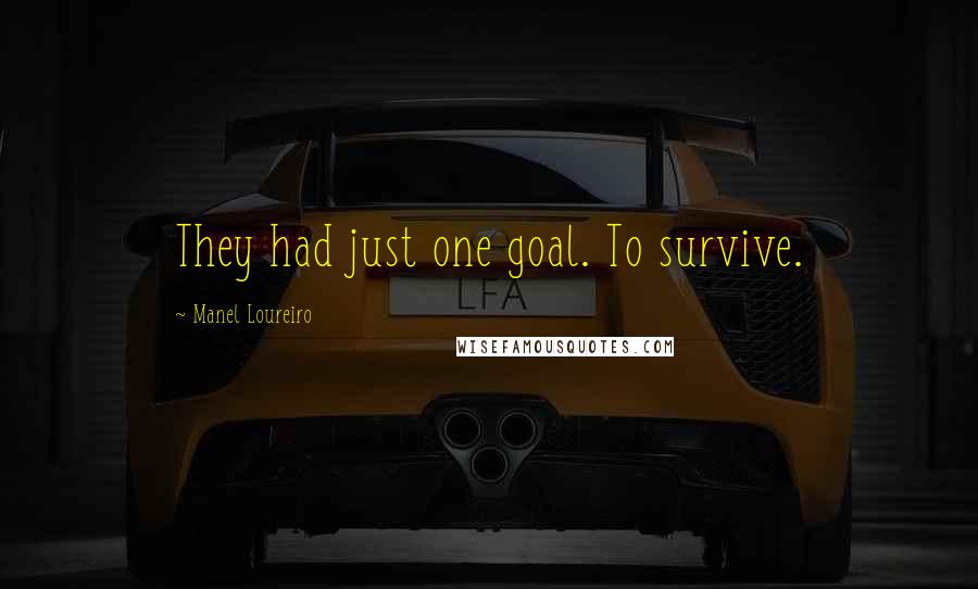 Manel Loureiro Quotes: They had just one goal. To survive.