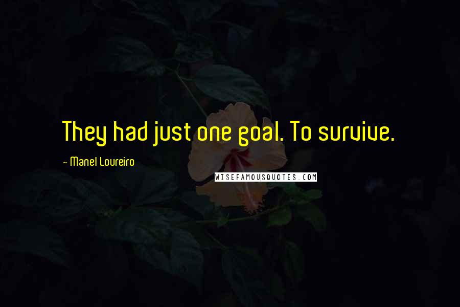Manel Loureiro Quotes: They had just one goal. To survive.
