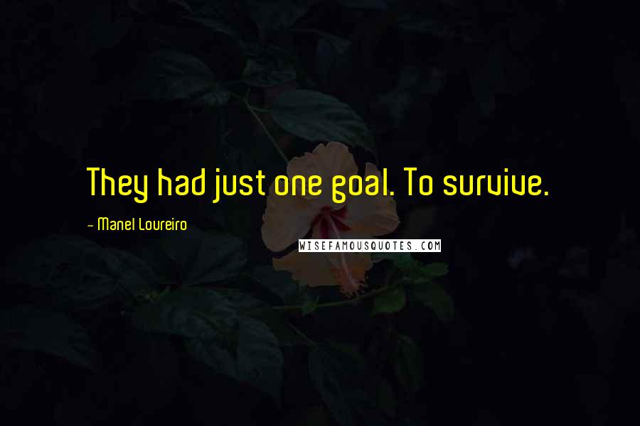 Manel Loureiro Quotes: They had just one goal. To survive.