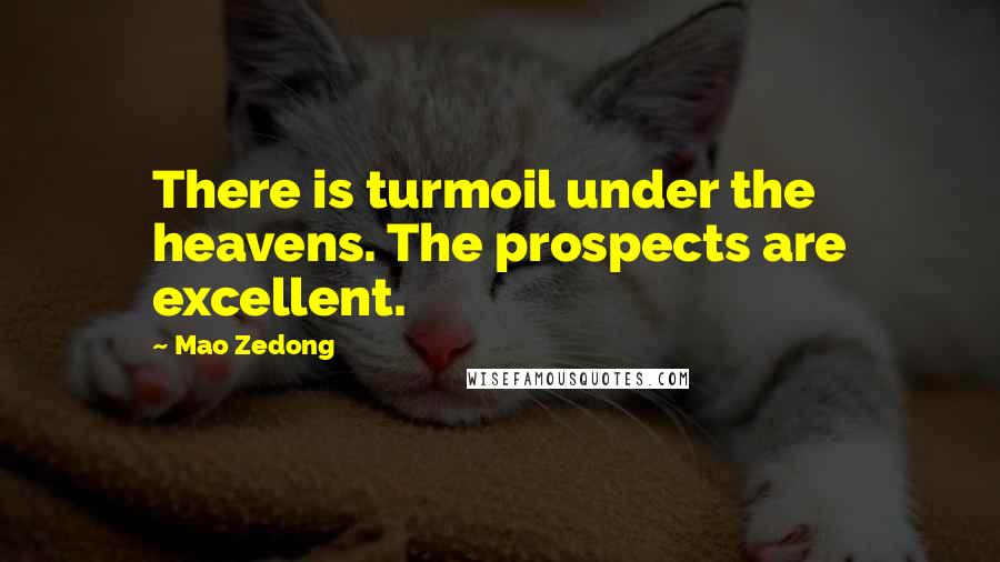 Mao Zedong Quotes: There is turmoil under the heavens. The prospects are excellent.