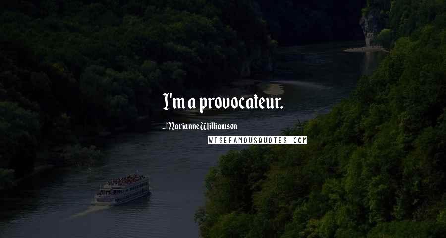 Marianne Williamson Quotes: I'm a provocateur.