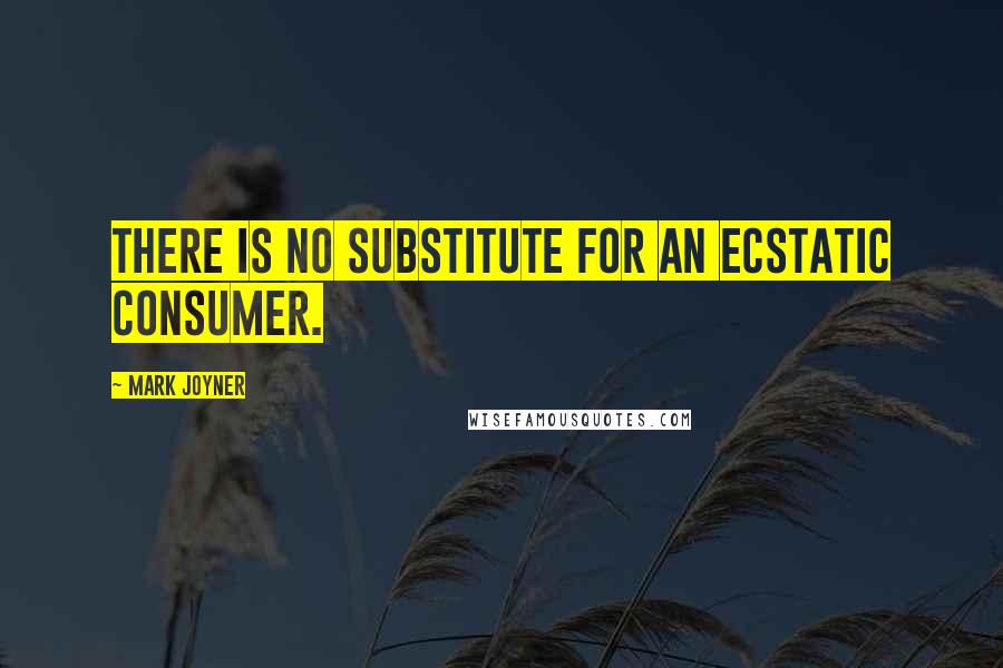 Mark Joyner Quotes: There is no substitute for an ecstatic consumer.