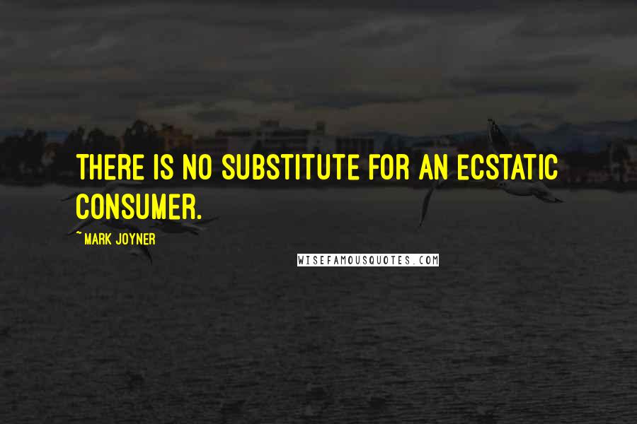 Mark Joyner Quotes: There is no substitute for an ecstatic consumer.