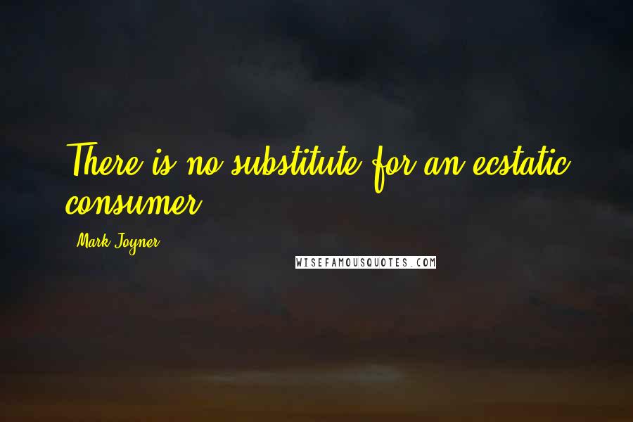 Mark Joyner Quotes: There is no substitute for an ecstatic consumer.