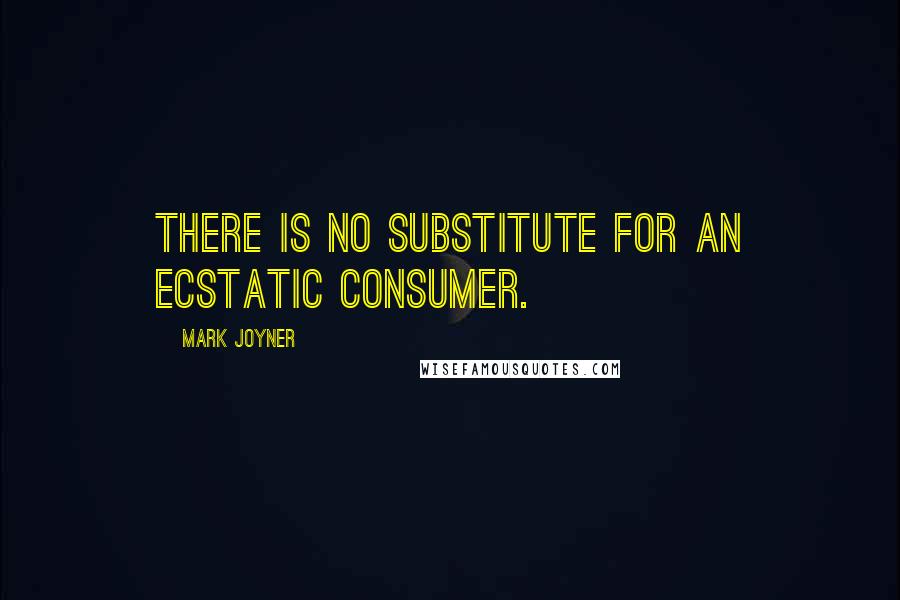 Mark Joyner Quotes: There is no substitute for an ecstatic consumer.
