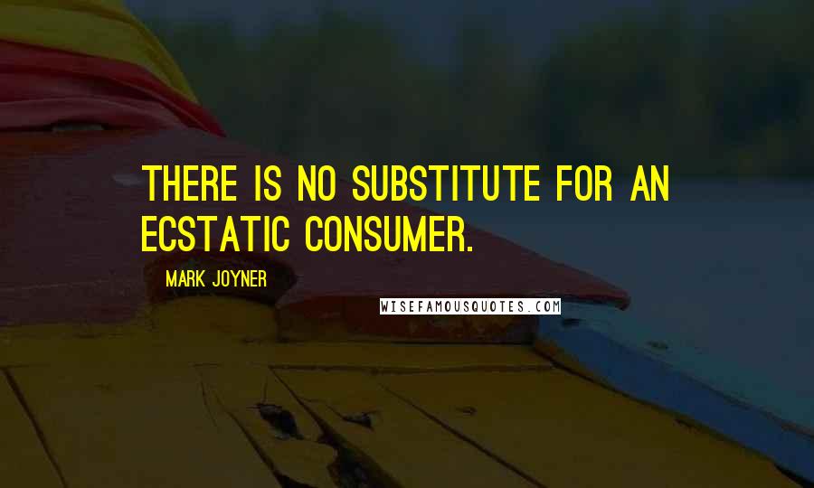 Mark Joyner Quotes: There is no substitute for an ecstatic consumer.