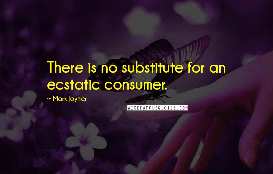 Mark Joyner Quotes: There is no substitute for an ecstatic consumer.