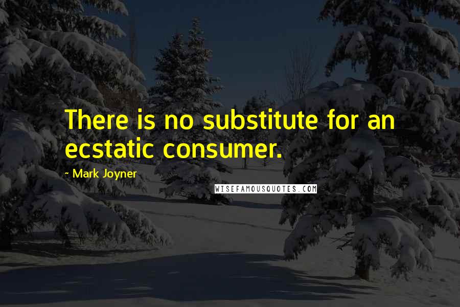 Mark Joyner Quotes: There is no substitute for an ecstatic consumer.