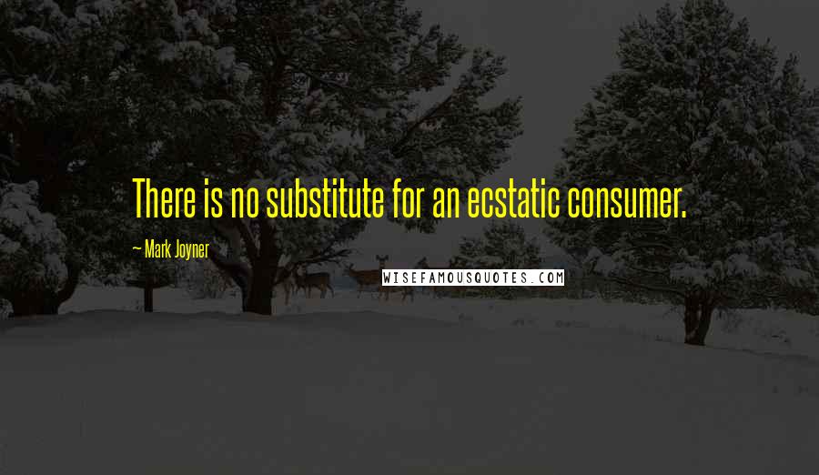 Mark Joyner Quotes: There is no substitute for an ecstatic consumer.