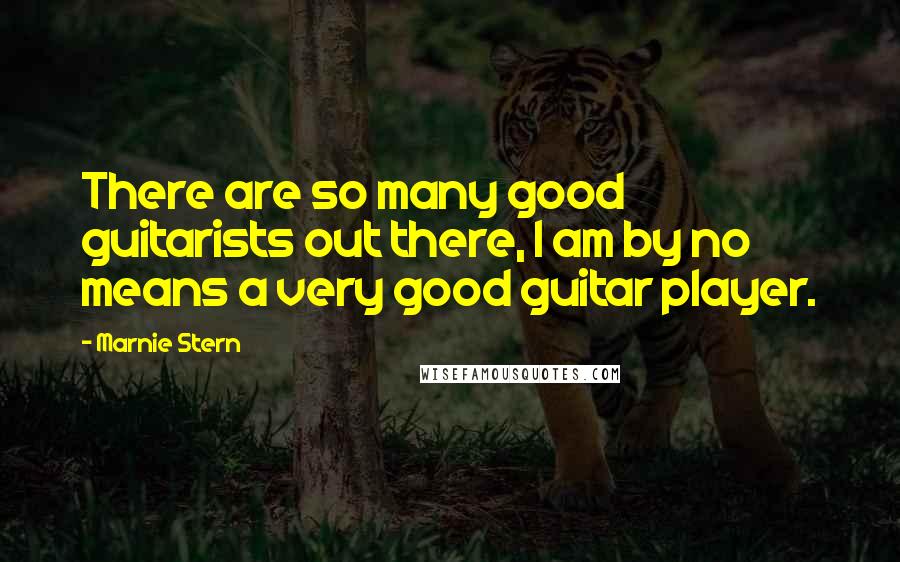 Marnie Stern Quotes: There are so many good guitarists out there, I am by no means a very good guitar player.