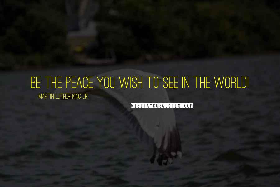 Martin Luther King Jr. Quotes: Be The Peace You Wish To See In The World!