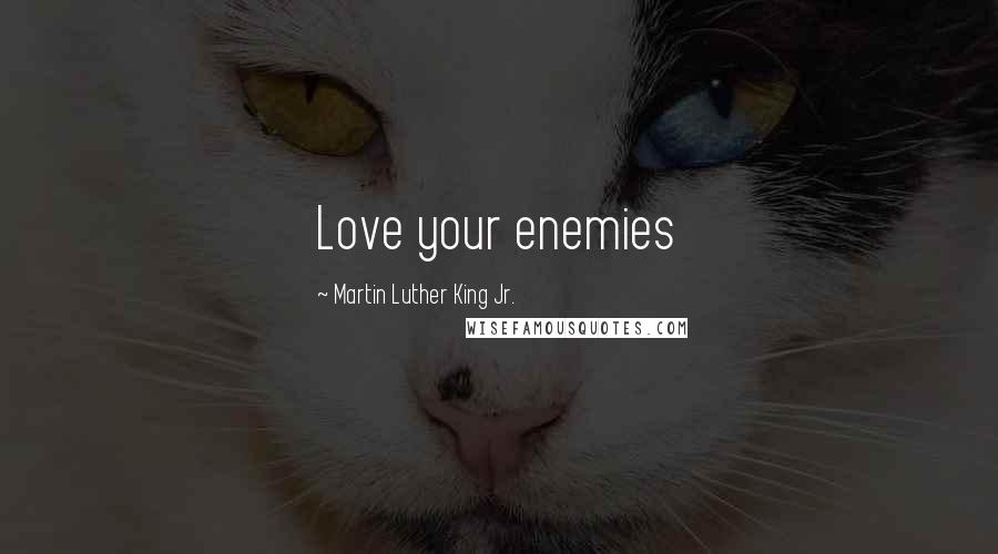 Martin Luther King Jr. Quotes: Love your enemies