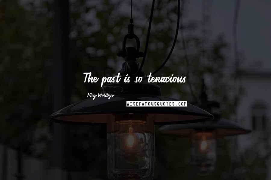 Meg Wolitzer Quotes: The past is so tenacious.