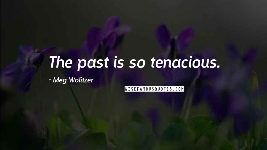 Meg Wolitzer Quotes: The past is so tenacious.