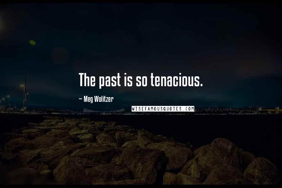 Meg Wolitzer Quotes: The past is so tenacious.