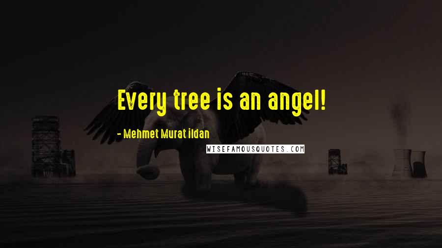 Mehmet Murat Ildan Quotes: Every tree is an angel!