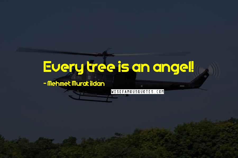 Mehmet Murat Ildan Quotes: Every tree is an angel!