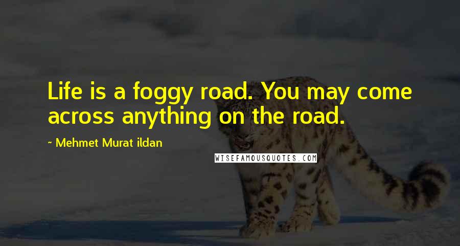 Mehmet Murat Ildan Quotes: Life is a foggy road. You may come across anything on the road.