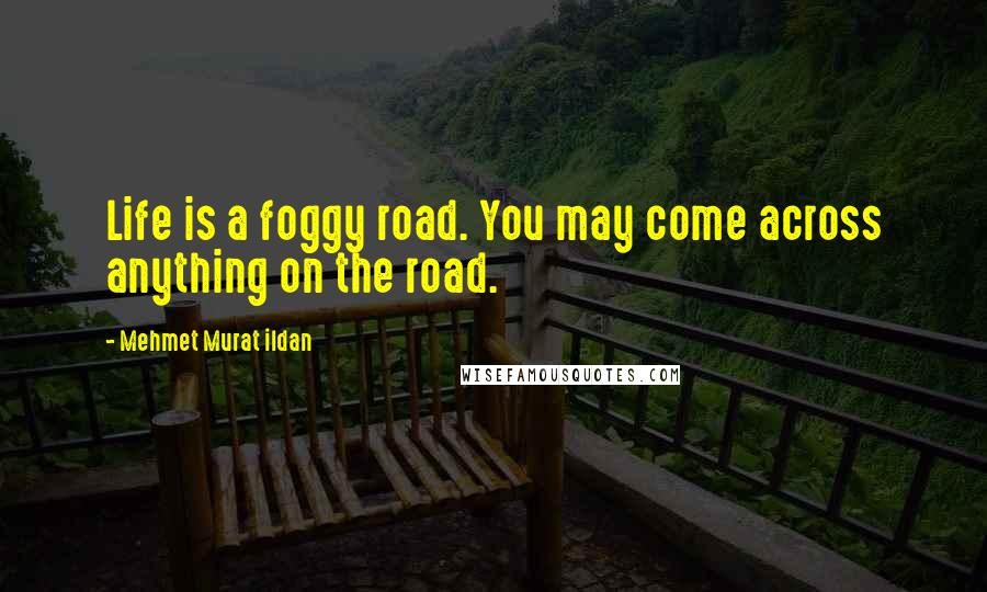 Mehmet Murat Ildan Quotes: Life is a foggy road. You may come across anything on the road.