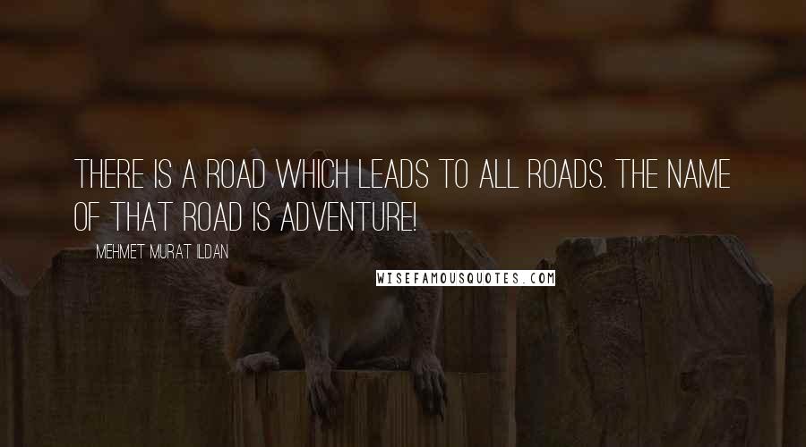 Mehmet Murat Ildan Quotes: There is a road which leads to all roads. The name of that road is adventure!