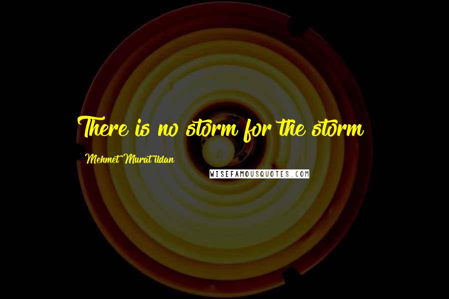 Mehmet Murat Ildan Quotes: There is no storm for the storm!