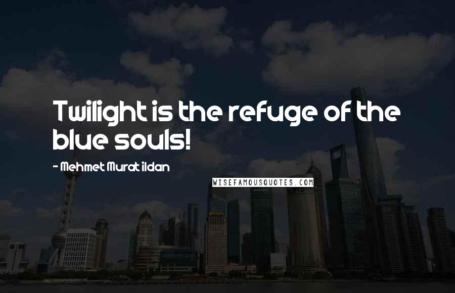 Mehmet Murat Ildan Quotes: Twilight is the refuge of the blue souls!